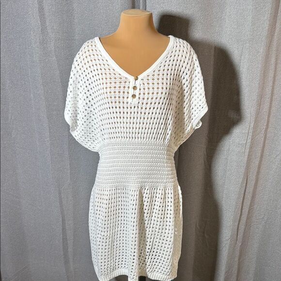 Cup she White Crochet Swim Cover-Up - Picture 15 of 15